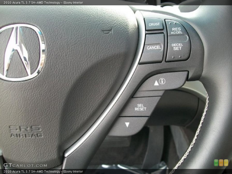 Ebony Interior Controls for the 2010 Acura TL 3.7 SH-AWD Technology #48159857