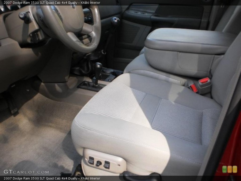 Khaki Interior Photo for the 2007 Dodge Ram 3500 SLT Quad Cab 4x4 Dually #48160406