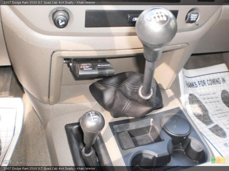 Khaki Interior Transmission for the 2007 Dodge Ram 3500 SLT Quad Cab 4x4 Dually #48160430