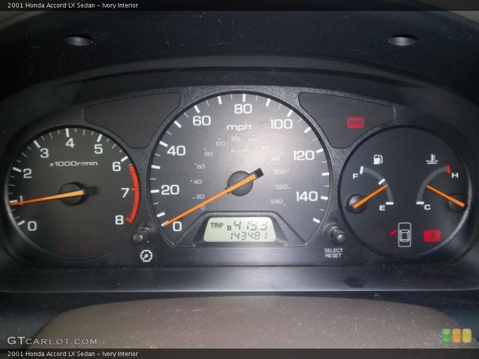 Ivory Interior Gauges for the 2001 Honda Accord LX Sedan #48161042