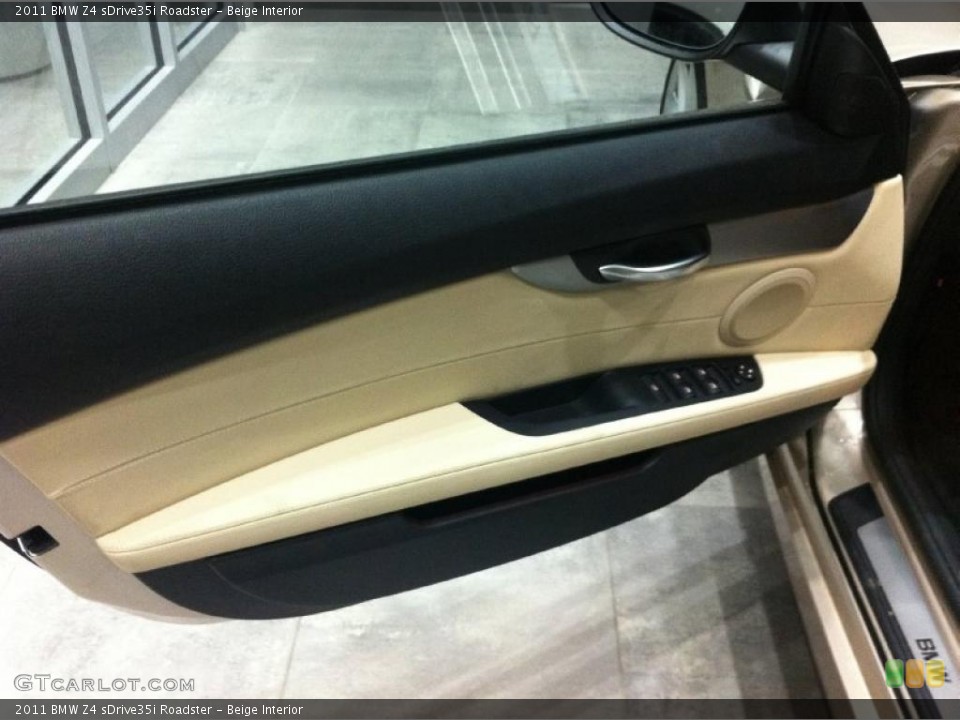 Beige Interior Door Panel for the 2011 BMW Z4 sDrive35i Roadster #48161792