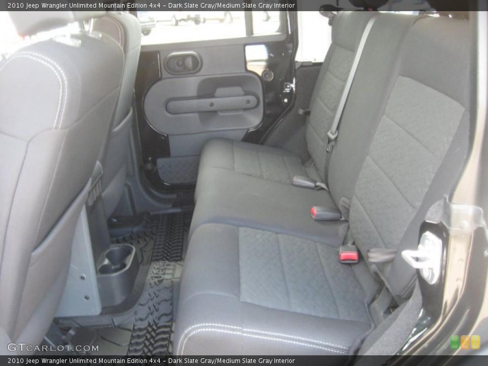 Dark Slate Gray/Medium Slate Gray Interior Photo for the 2010 Jeep Wrangler Unlimited Mountain Edition 4x4 #48164000