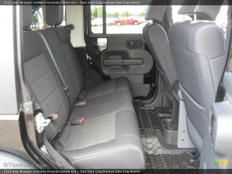 Dark Slate Gray/Medium Slate Gray Interior Photo for the 2010 Jeep Wrangler Unlimited Mountain Edition 4x4 #48164006