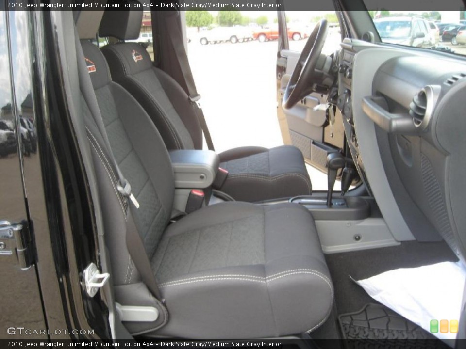 Dark Slate Gray/Medium Slate Gray Interior Photo for the 2010 Jeep Wrangler Unlimited Mountain Edition 4x4 #48164012