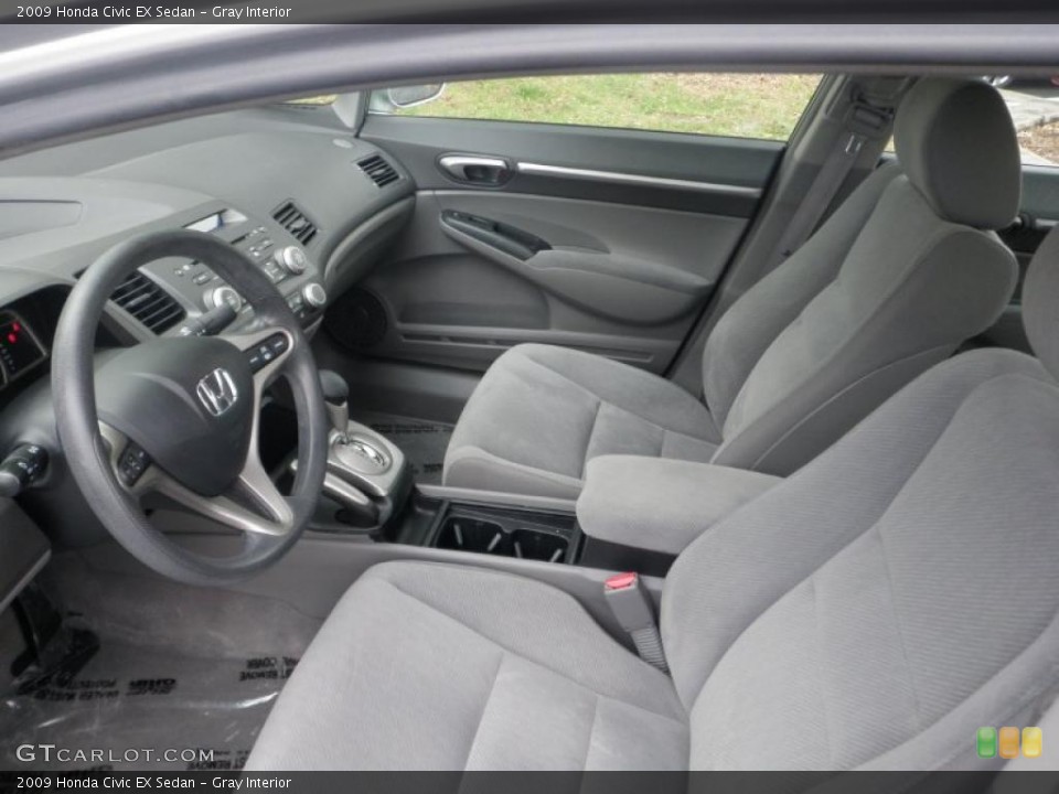 Gray Interior Photo for the 2009 Honda Civic EX Sedan #48164039