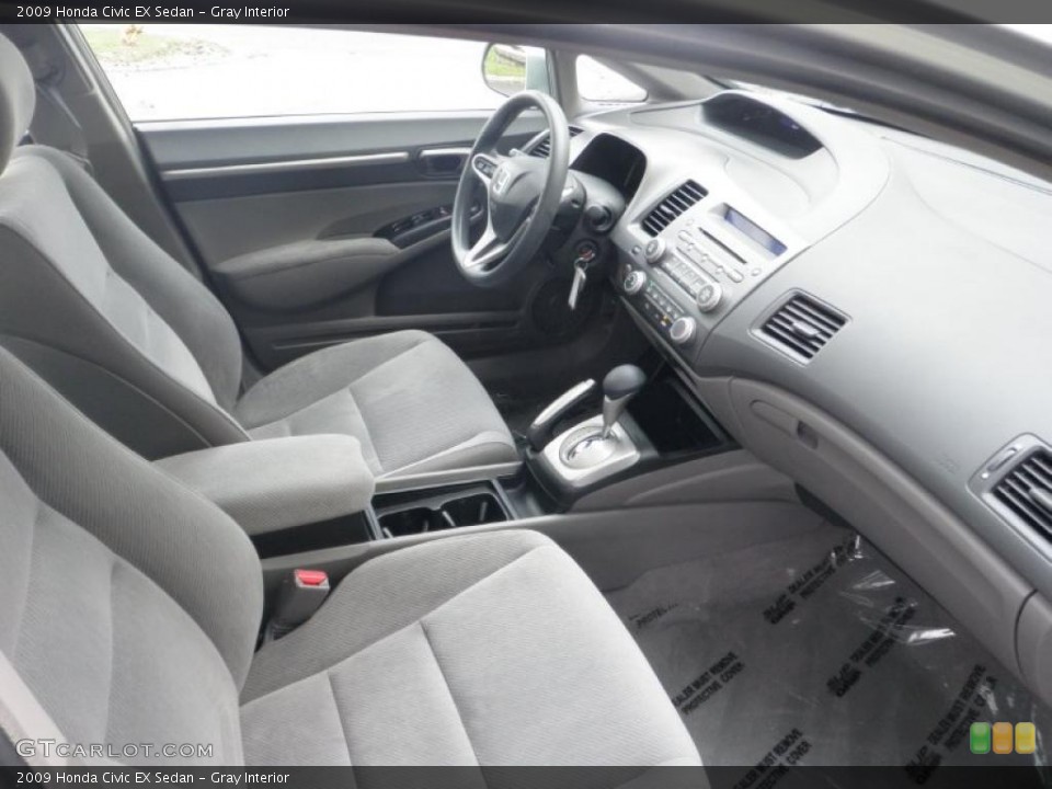 Gray Interior Photo for the 2009 Honda Civic EX Sedan #48164051
