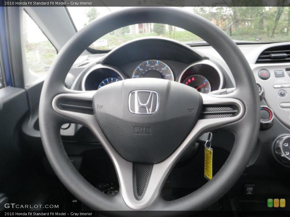 Gray Interior Steering Wheel for the 2010 Honda Fit  #48164141