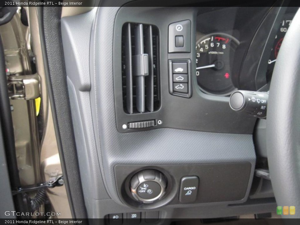 Beige Interior Controls for the 2011 Honda Ridgeline RTL #48165428