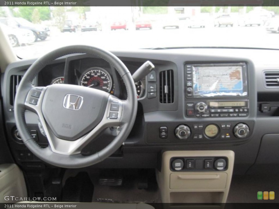 Beige Interior Dashboard for the 2011 Honda Ridgeline RTL #48165443