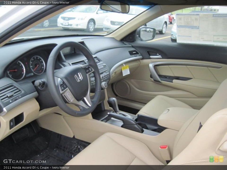 Ivory Interior Photo for the 2011 Honda Accord EX-L Coupe #48165707
