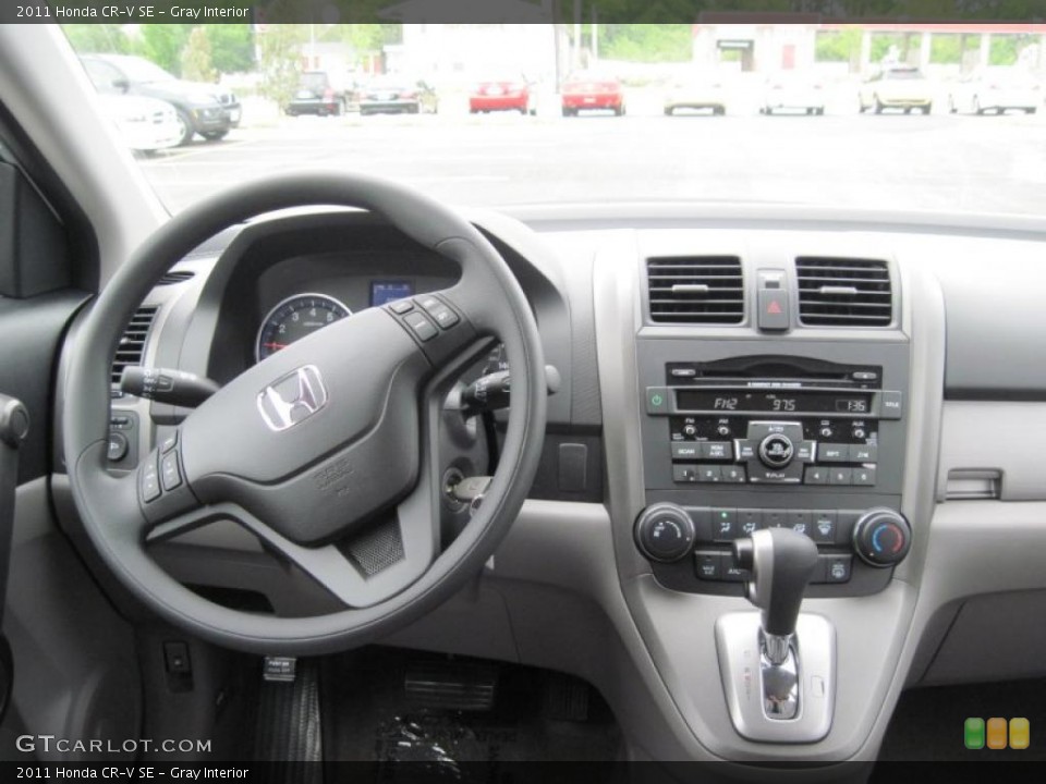 Gray Interior Dashboard for the 2011 Honda CR-V SE #48165845