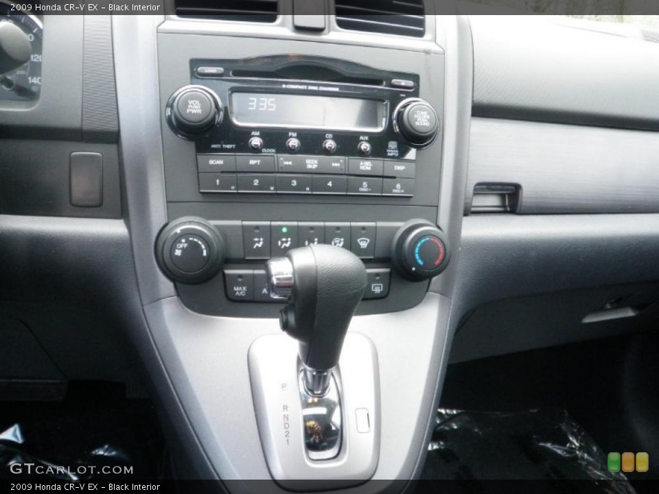 Black Interior Controls for the 2009 Honda CR-V EX #48166442