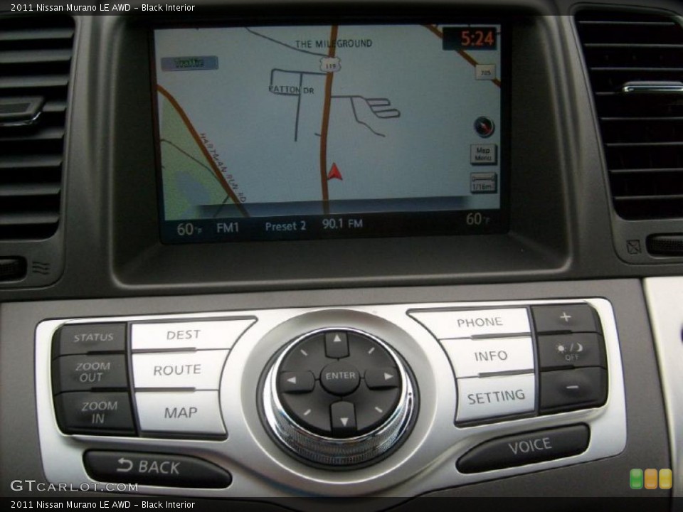 Black Interior Navigation for the 2011 Nissan Murano LE AWD #48168215