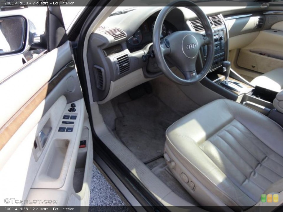 Ecru 2001 Audi S8 Interiors