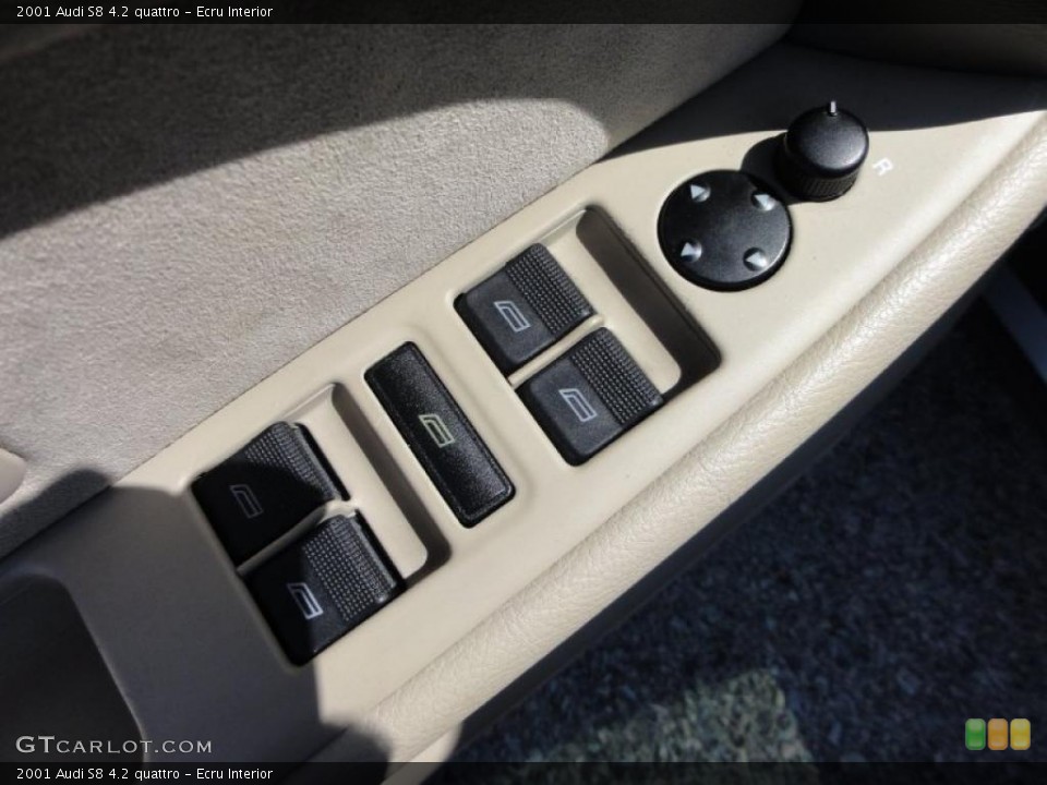 Ecru Interior Controls for the 2001 Audi S8 4.2 quattro #48169625