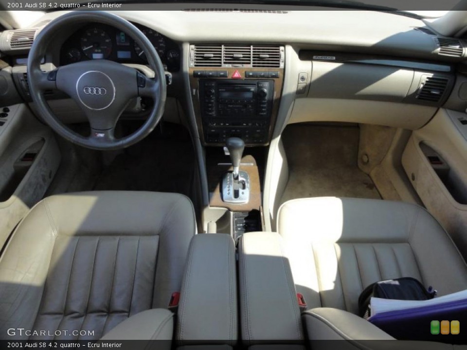 Ecru Interior Dashboard for the 2001 Audi S8 4.2 quattro #48169802