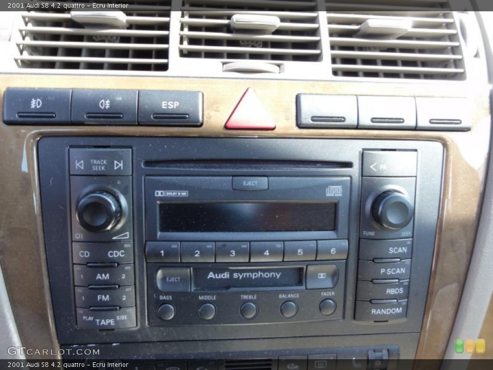 Ecru Interior Controls for the 2001 Audi S8 4.2 quattro #48169991