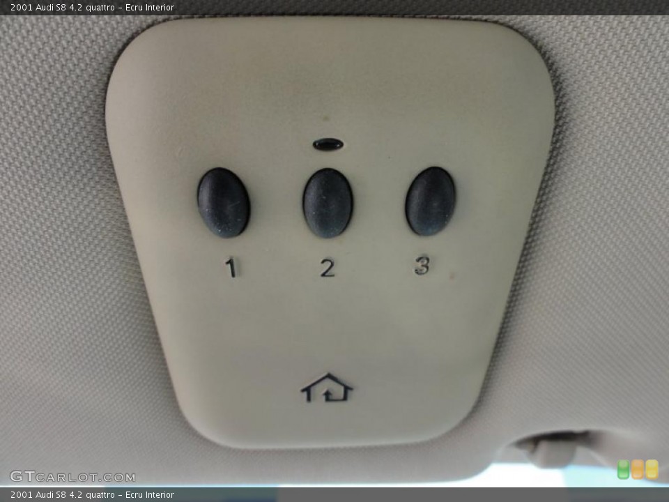 Ecru Interior Controls for the 2001 Audi S8 4.2 quattro #48170042