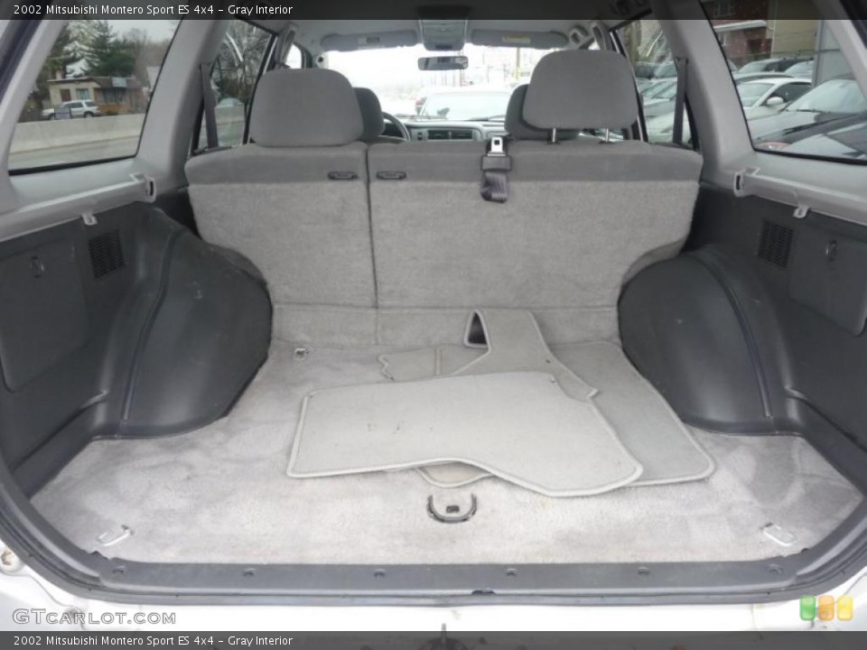 Gray Interior Trunk for the 2002 Mitsubishi Montero Sport ES 4x4 #48171296