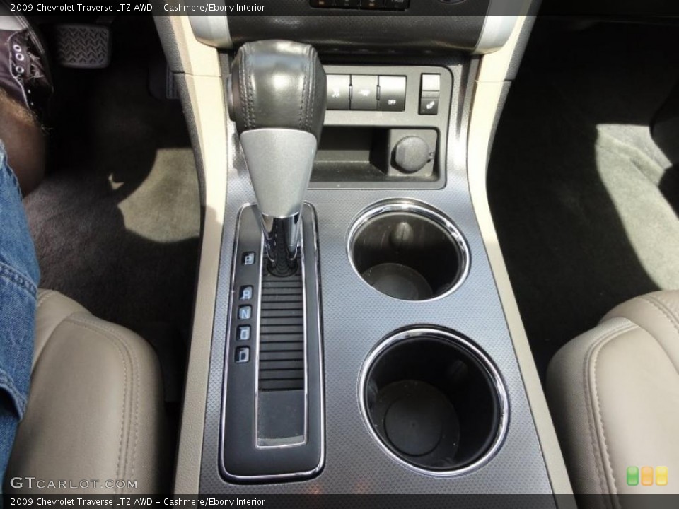 Cashmere/Ebony Interior Transmission for the 2009 Chevrolet Traverse LTZ AWD #48171458