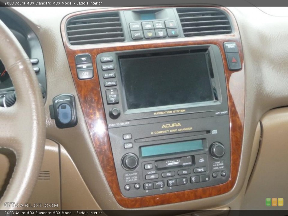 Saddle Interior Controls for the 2003 Acura MDX  #48172547