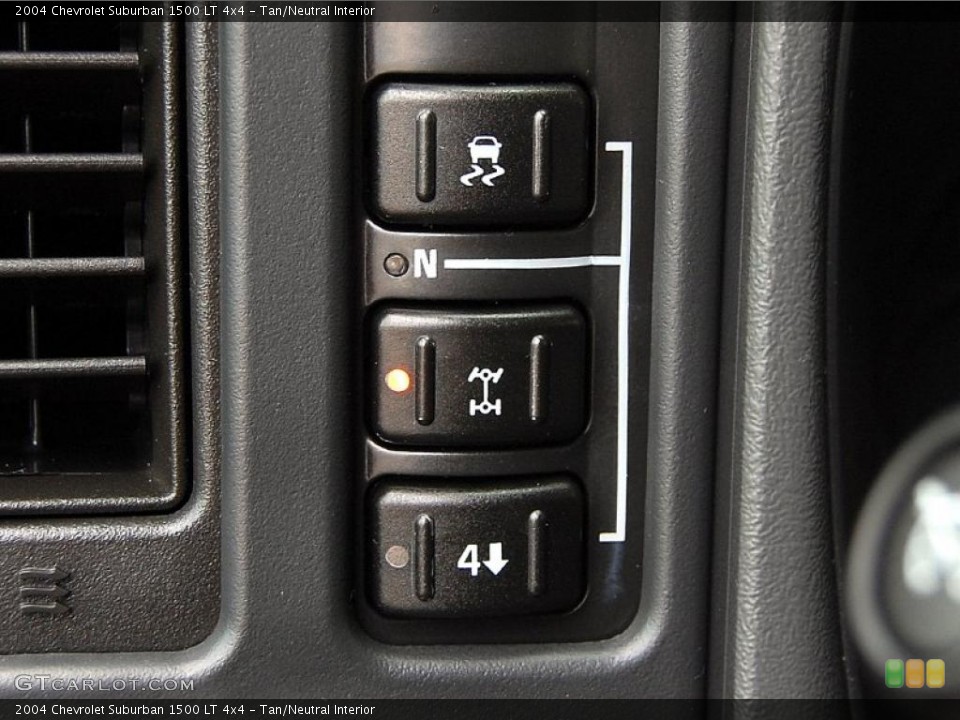 Tan/Neutral Interior Controls for the 2004 Chevrolet Suburban 1500 LT 4x4 #48175745