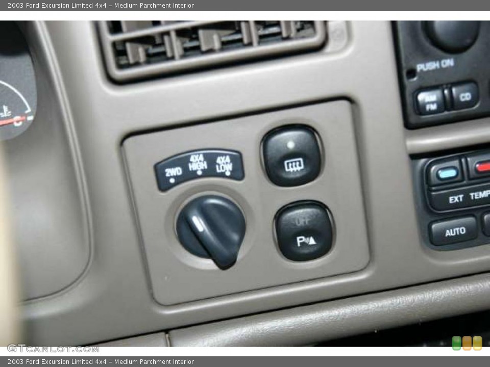 Medium Parchment Interior Controls for the 2003 Ford Excursion Limited 4x4 #48178085