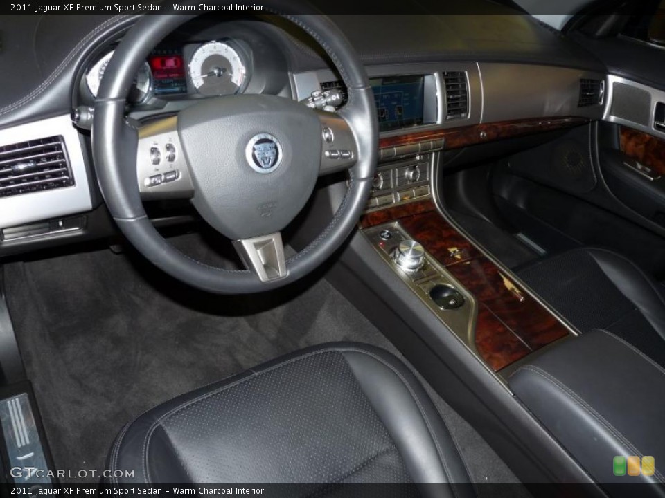 Warm Charcoal Interior Prime Interior for the 2011 Jaguar XF Premium Sport Sedan #48179720