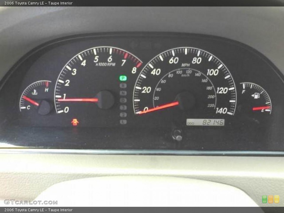 Taupe Interior Gauges for the 2006 Toyota Camry LE #48181625
