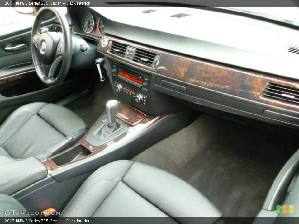 Black Interior Dashboard for the 2007 BMW 3 Series 335i Sedan #48181697