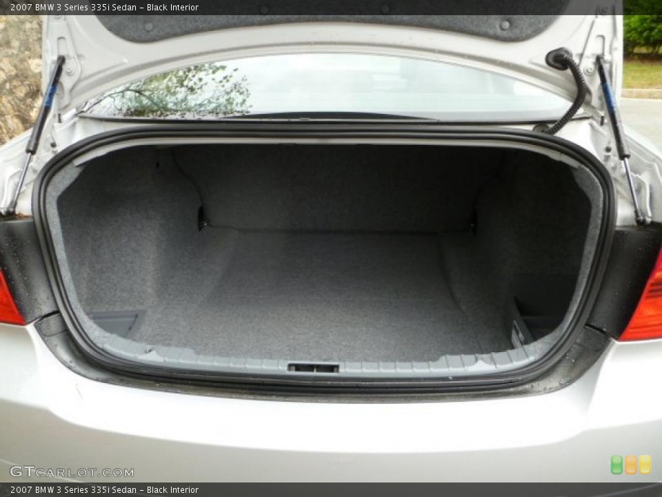 Black Interior Trunk for the 2007 BMW 3 Series 335i Sedan #48181850