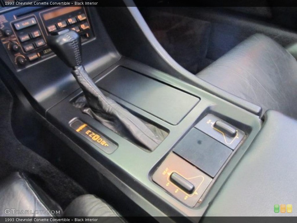 Black Interior Transmission for the 1993 Chevrolet Corvette Convertible #48182102