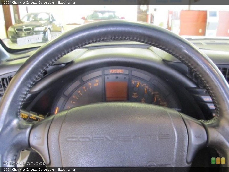 Black Interior Gauges for the 1993 Chevrolet Corvette Convertible #48182126