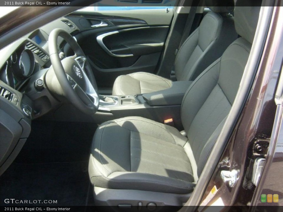 Ebony Interior Photo for the 2011 Buick Regal CXL #48182651