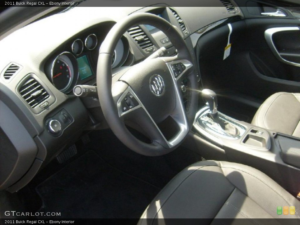 Ebony Interior Photo for the 2011 Buick Regal CXL #48182678