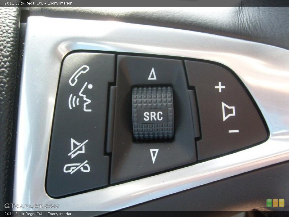 Ebony Interior Controls for the 2011 Buick Regal CXL #48182804