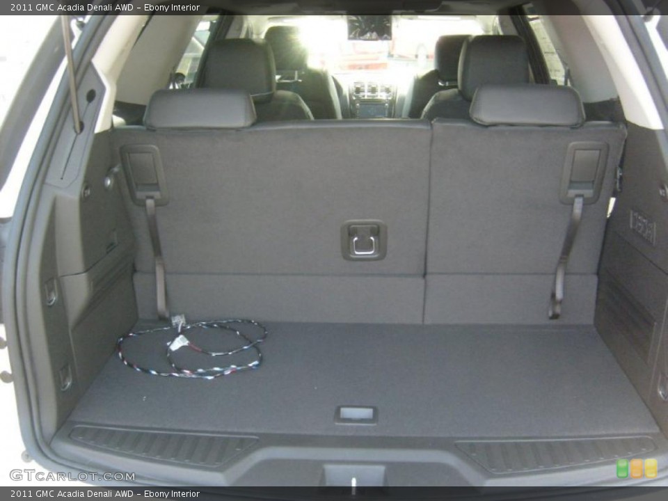 Ebony Interior Trunk for the 2011 GMC Acadia Denali AWD #48183689