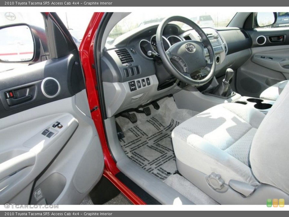 Graphite Interior Photo for the 2010 Toyota Tacoma SR5 Access Cab 4x4 #48184373
