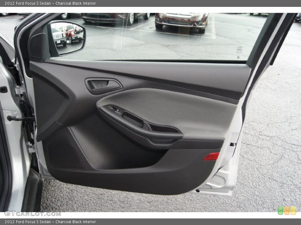 Charcoal Black Interior Door Panel for the 2012 Ford Focus S Sedan #48187024