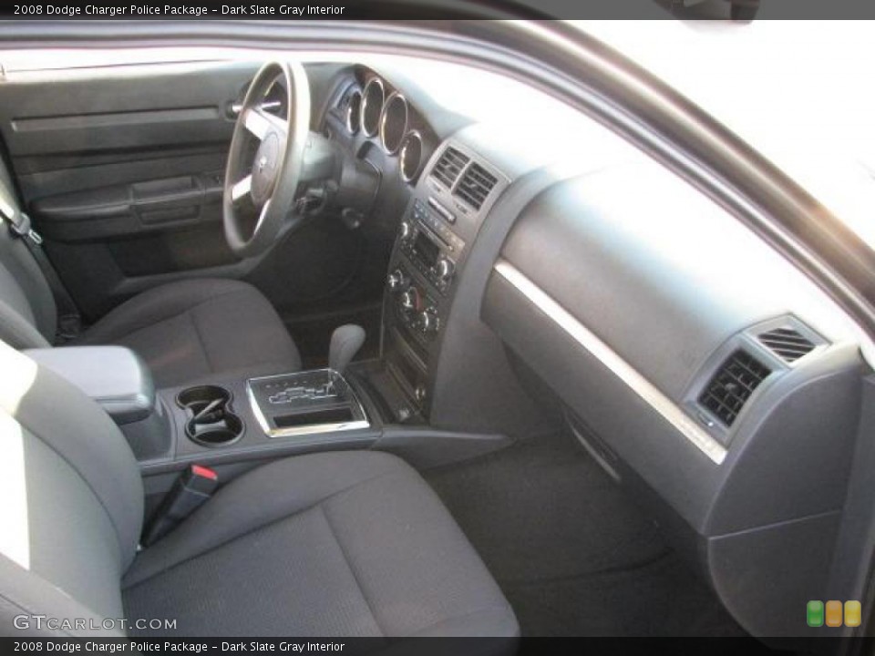 Dark Slate Gray Interior Photo for the 2008 Dodge Charger Police Package #48187639