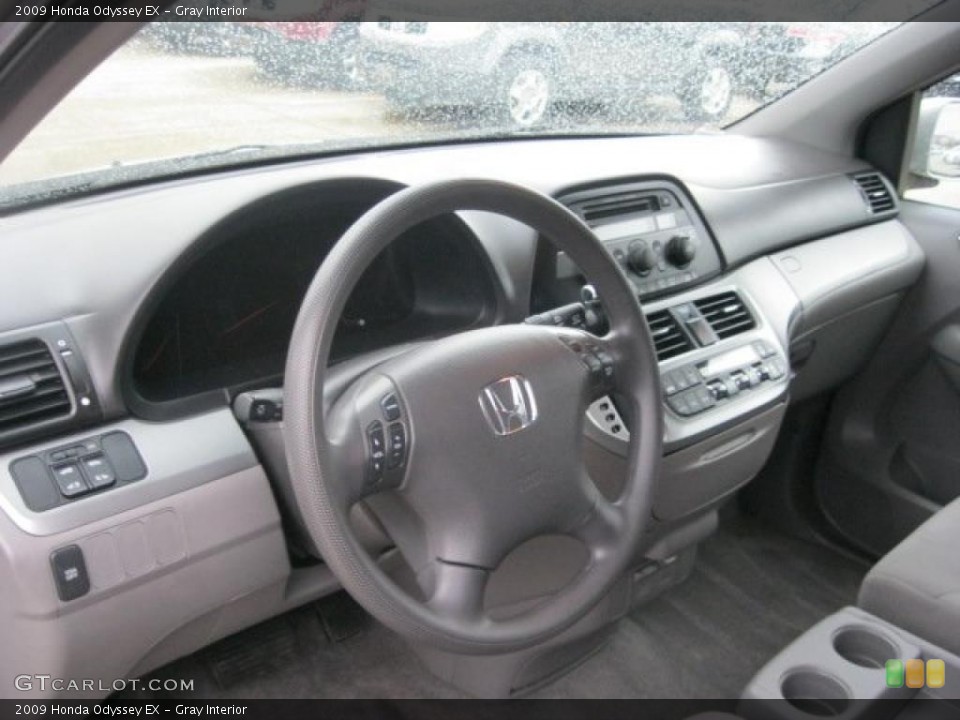 Gray Interior Dashboard for the 2009 Honda Odyssey EX #48188437