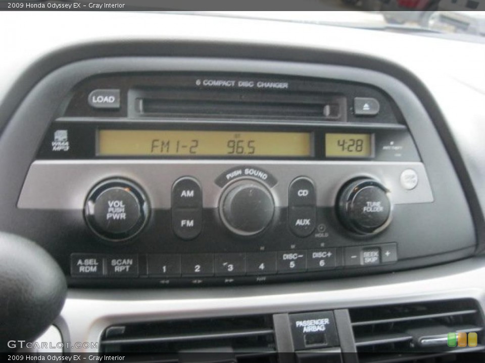 Gray Interior Controls for the 2009 Honda Odyssey EX #48188518