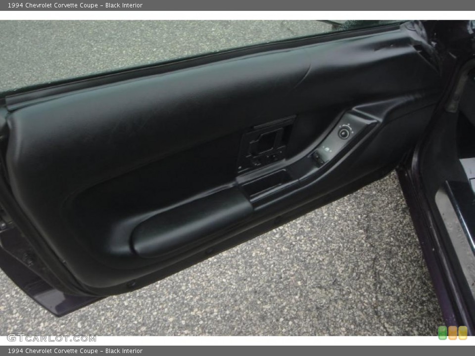 Black Interior Door Panel for the 1994 Chevrolet Corvette Coupe #48188704