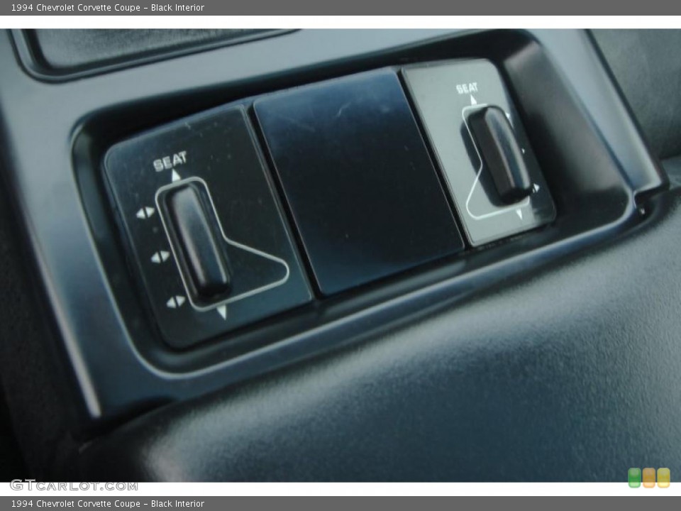 Black Interior Controls for the 1994 Chevrolet Corvette Coupe #48188812