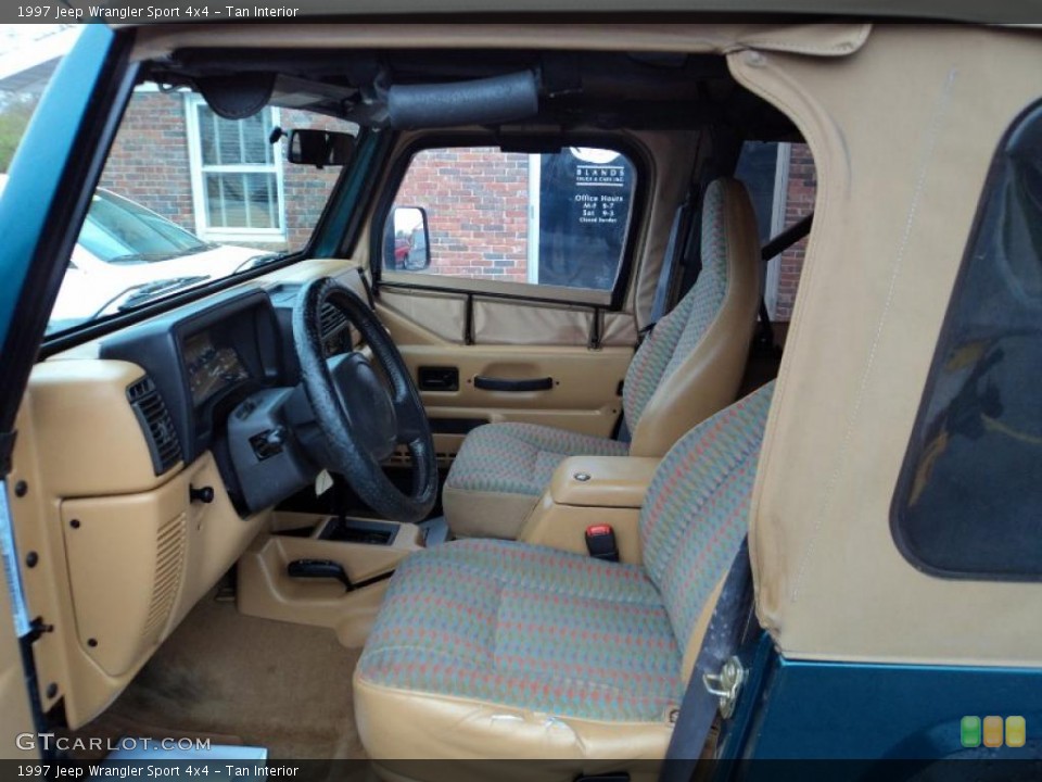 Tan Interior Photo for the 1997 Jeep Wrangler Sport 4x4 #48188917