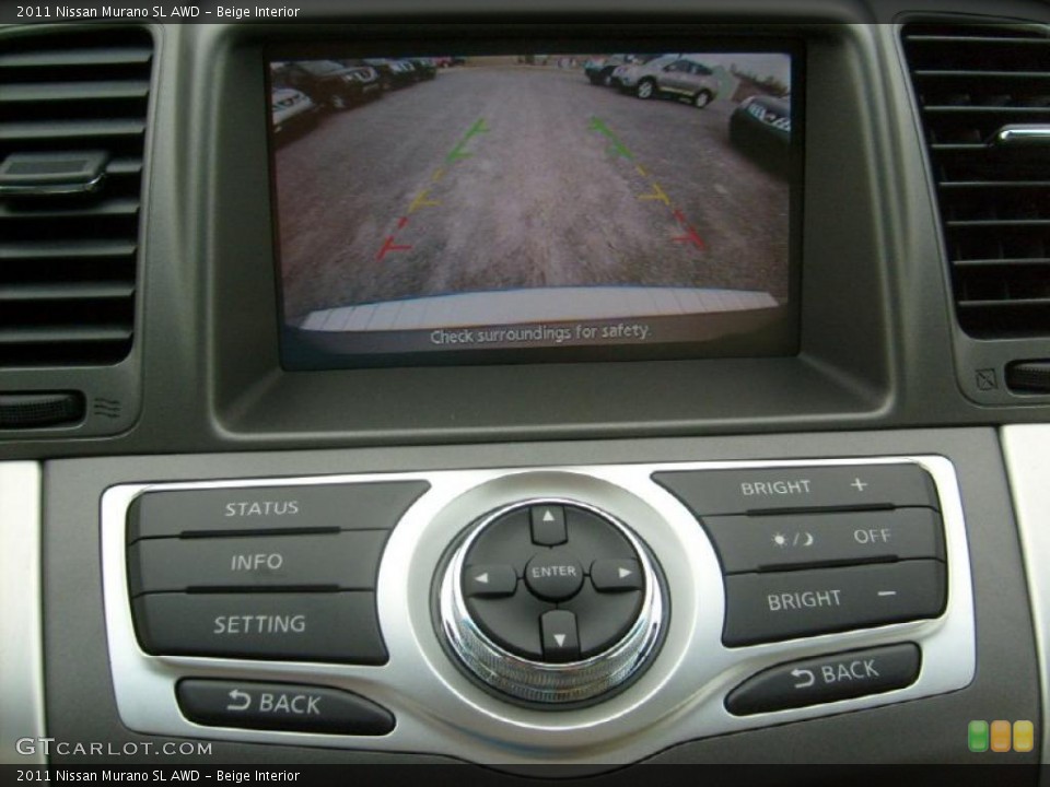 Beige Interior Controls for the 2011 Nissan Murano SL AWD #48189397