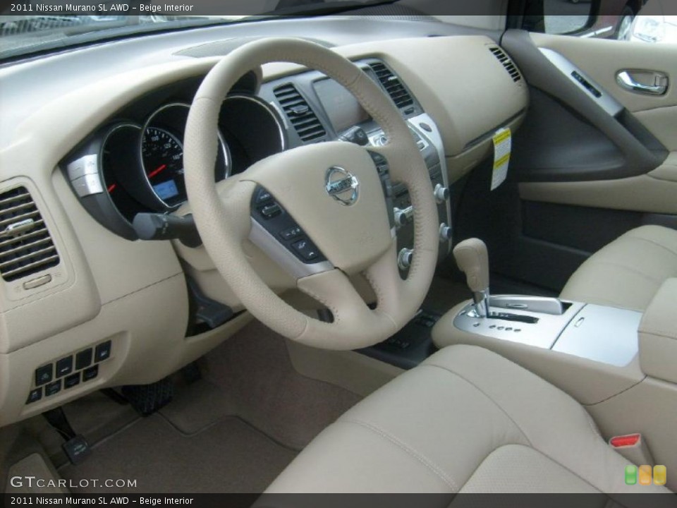 Beige Interior Photo for the 2011 Nissan Murano SL AWD #48189418