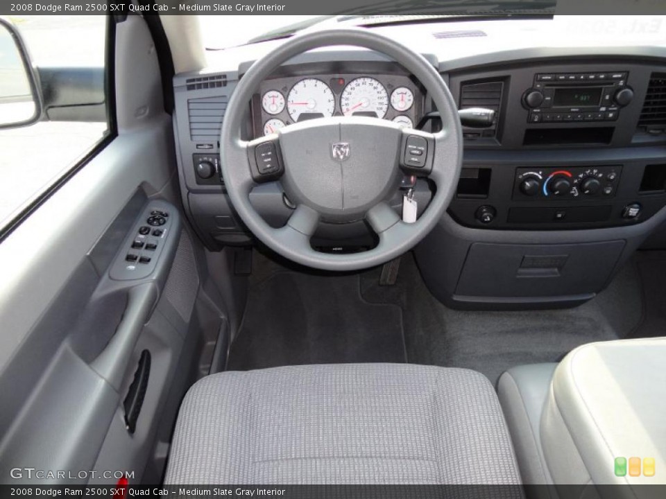 Medium Slate Gray Interior Dashboard for the 2008 Dodge Ram 2500 SXT Quad Cab #48191339