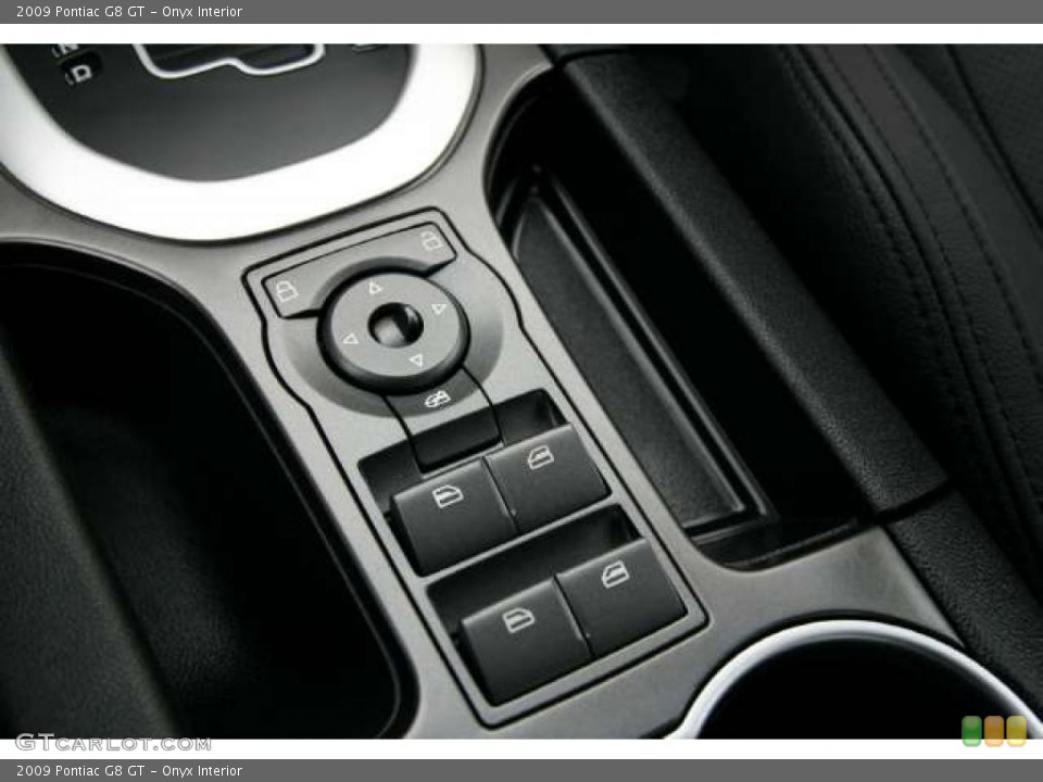 Onyx Interior Controls for the 2009 Pontiac G8 GT #48191747