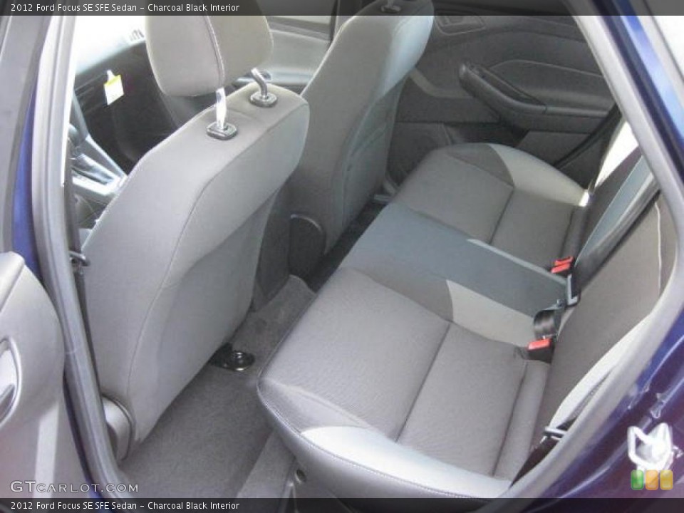 Charcoal Black Interior Photo for the 2012 Ford Focus SE SFE Sedan #48192491